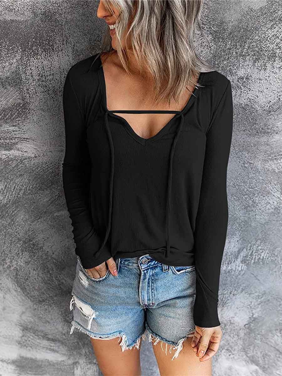 Amsoin Drawstring Tops