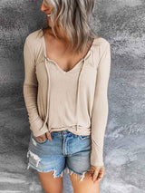 Amsoin Drawstring Tops