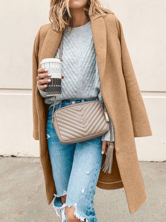 Amsoin Double-sided Woolen Coat