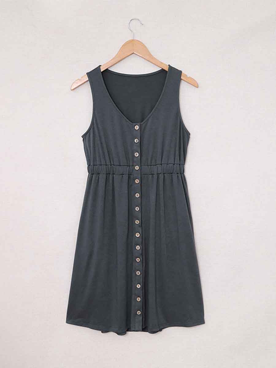 Amsoin Casual Vest Dress