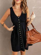 Amsoin Casual Vest Dress
