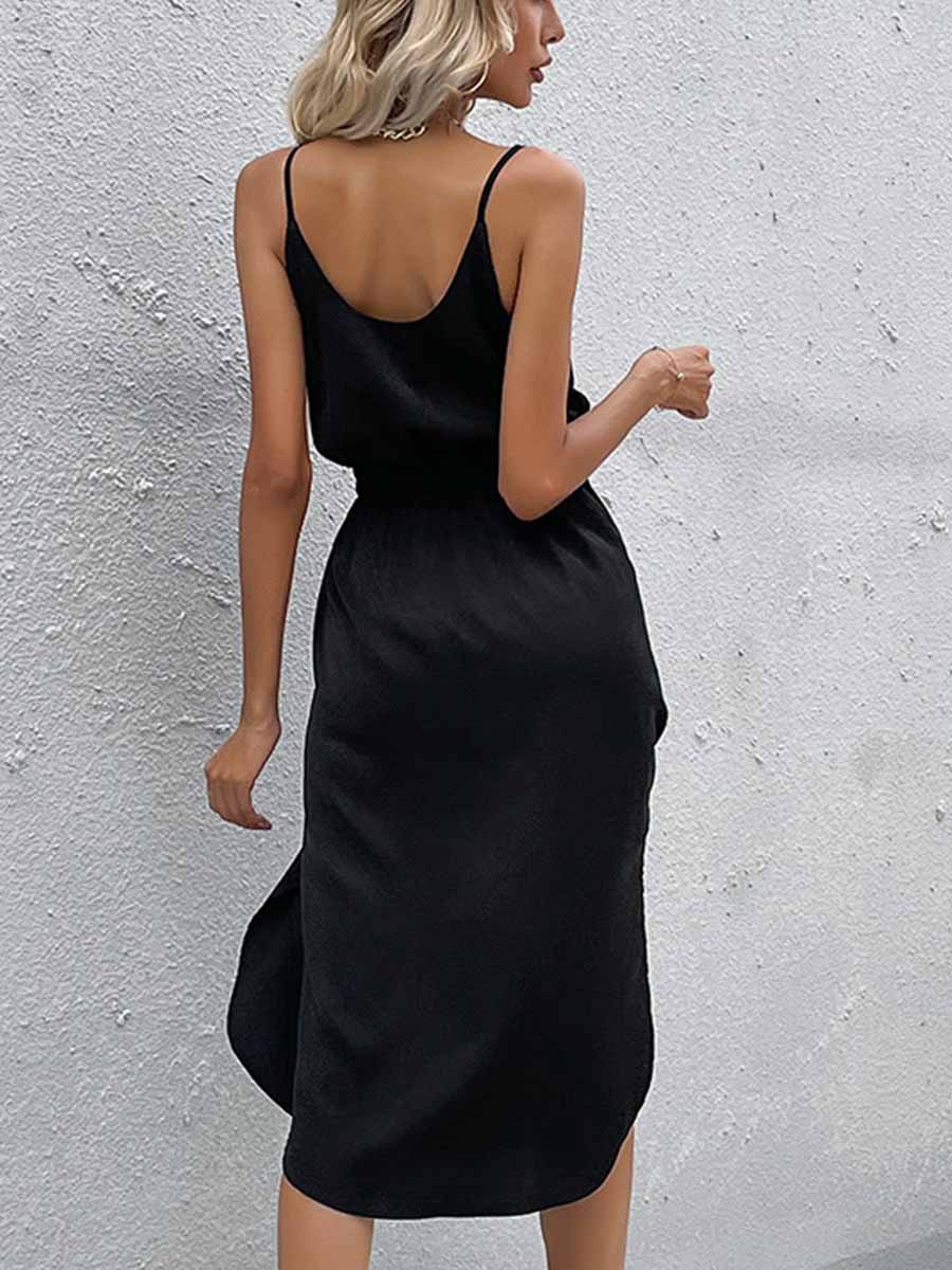 Amsoin Casual Strap dress