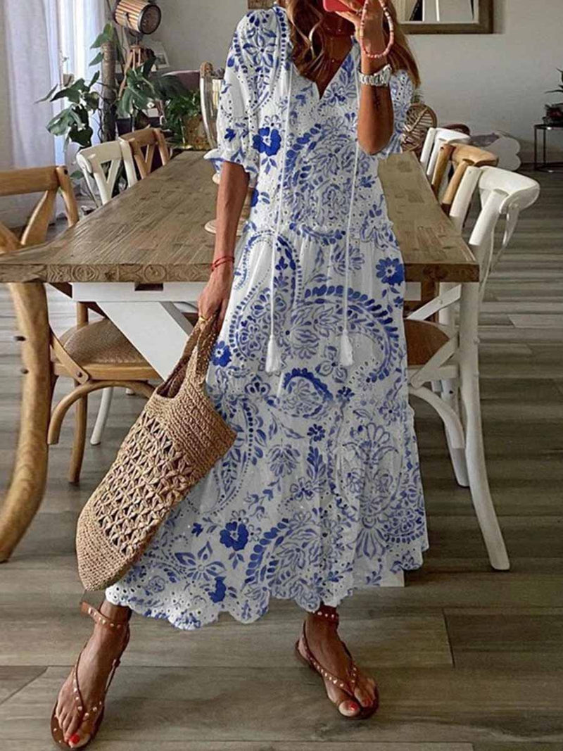 Amsoin Sweet Print Dress