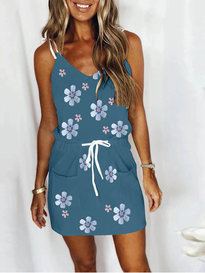 Amsoin Sling Skirt Dress