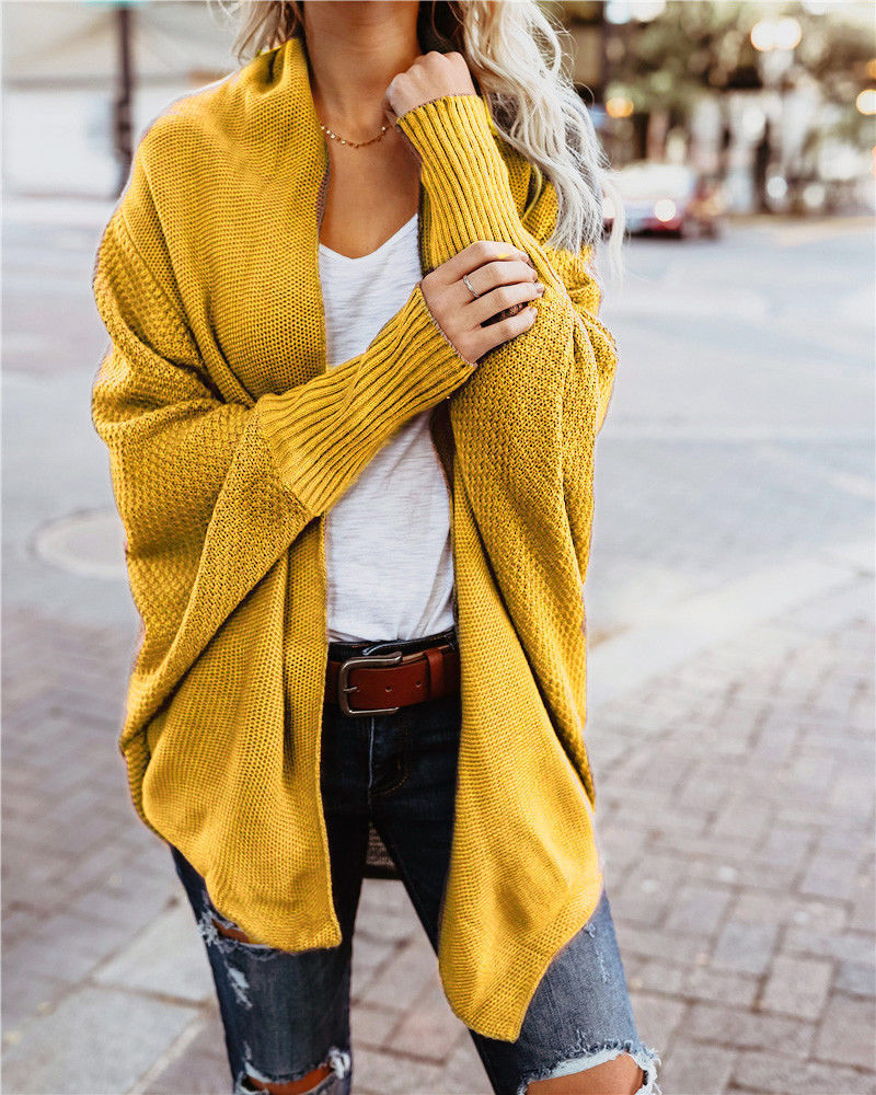 Amsoin Knitted Cardigan Coat