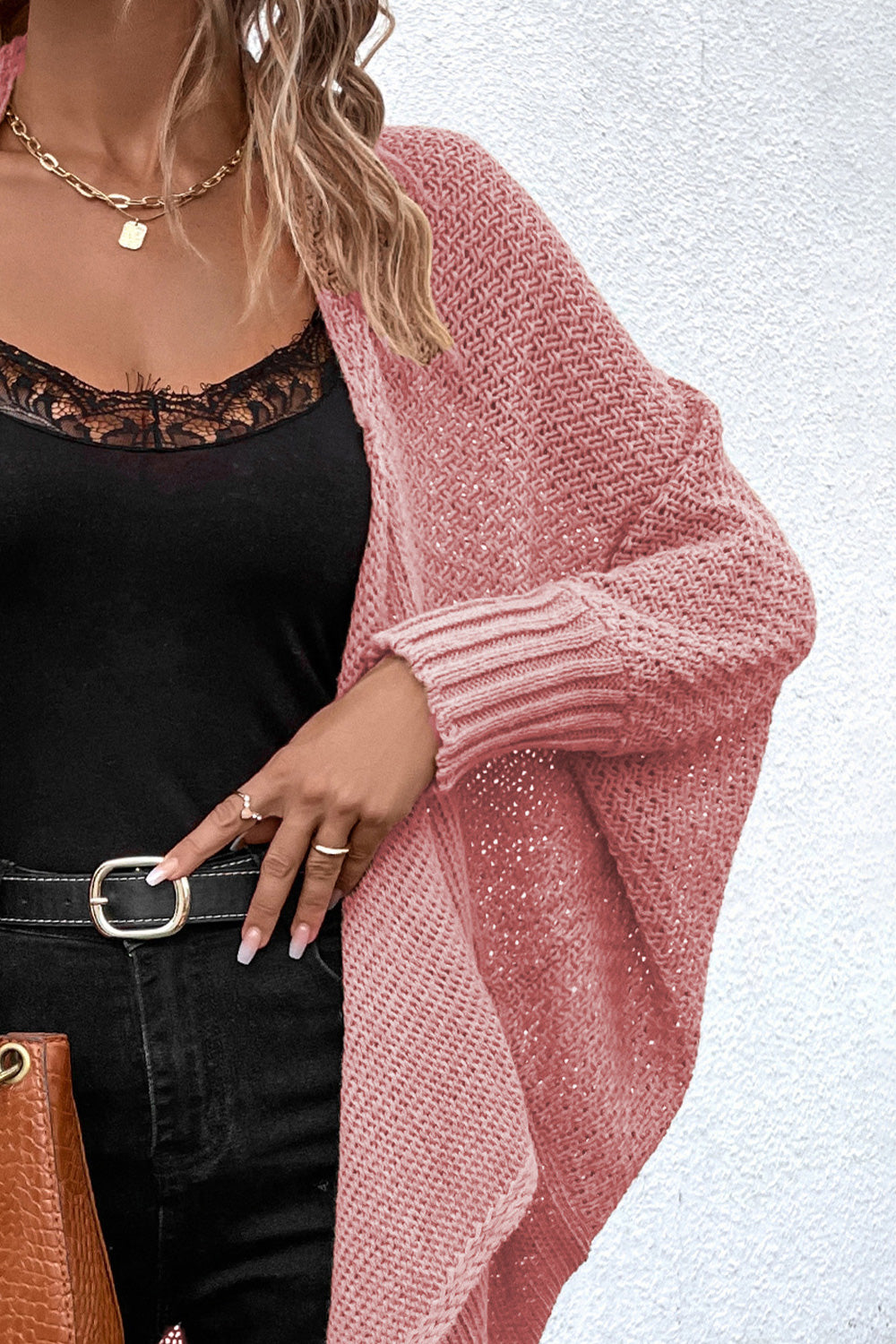 Fall Is Near Dolman Sleeve Cardigan