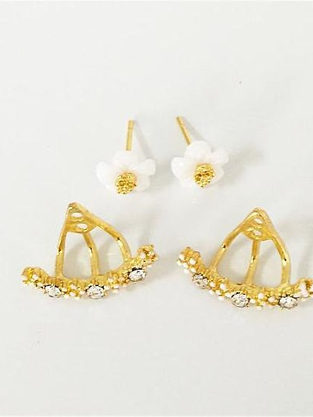 Women's Earrings Chic & Modern Street Flower Earring / Gold / Silver / Fall / Winter / Spring
