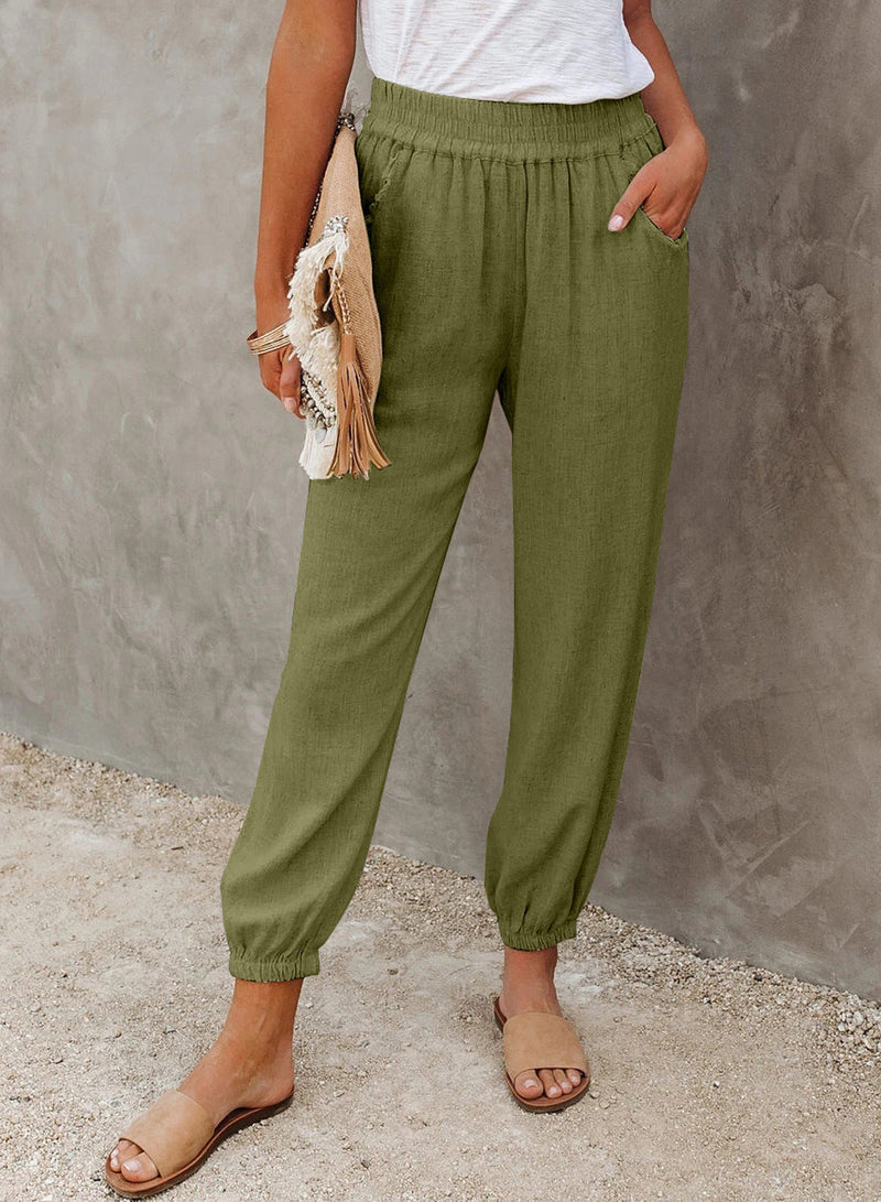 Amsoin Loose High Waist Pants