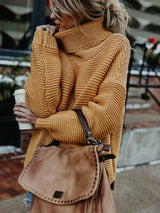Amsoin Loose Turtleneck Warm Sweater