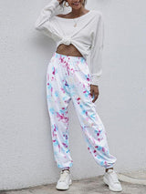 Casual Women Tie-Dye Relaxed Fit Jogger Sweatpant - Sport Pants - INS | Online Fashion Free Shipping Clothing, Dresses, Tops, Shoes - 14/05/2021 - 140521 - Color_Multicolor