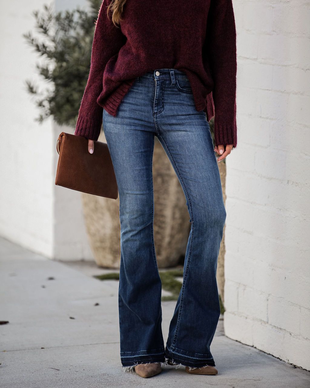 Amsoin Slim Trousers And Micro Flared Jeans