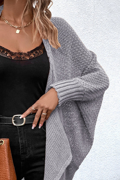 Fall Is Near Dolman Sleeve Cardigan