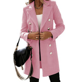 Amsoin Double Breasted Coat