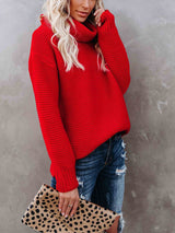 Amsoin Loose Turtleneck Warm Sweater