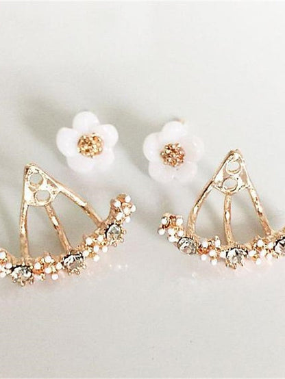 Women's Earrings Chic & Modern Street Flower Earring / Gold / Silver / Fall / Winter / Spring
