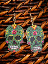 Women's Earrings Halloween Hip Hop Skull Fear Earrings - Earrings - INS | Online Fashion Free Shipping Clothing, Dresses, Tops, Shoes - 07/09/2021 - Accs & Jewelry - color-blue