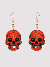 Women's Earrings Halloween Hip Hop Skull Fear Earrings - Earrings - INS | Online Fashion Free Shipping Clothing, Dresses, Tops, Shoes - 07/09/2021 - Accs & Jewelry - color-blue