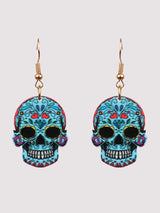 Women's Earrings Halloween Hip Hop Skull Fear Earrings - Earrings - INS | Online Fashion Free Shipping Clothing, Dresses, Tops, Shoes - 07/09/2021 - Accs & Jewelry - color-blue