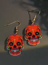 Women's Earrings Halloween Hip Hop Skull Fear Earrings - Earrings - INS | Online Fashion Free Shipping Clothing, Dresses, Tops, Shoes - 07/09/2021 - Accs & Jewelry - color-blue