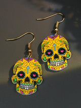 Women's Earrings Halloween Hip Hop Skull Fear Earrings - Earrings - INS | Online Fashion Free Shipping Clothing, Dresses, Tops, Shoes - 07/09/2021 - Accs & Jewelry - color-blue