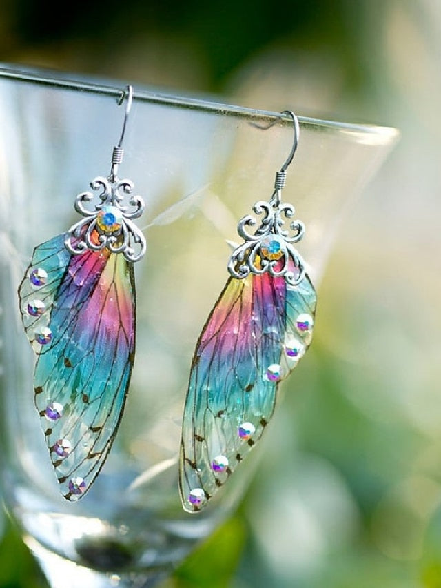 Women's Earrings Chic & Modern Street Fashion Charm Transparent Insect Wings Drop Earrings / Spring / Summer / Fall /